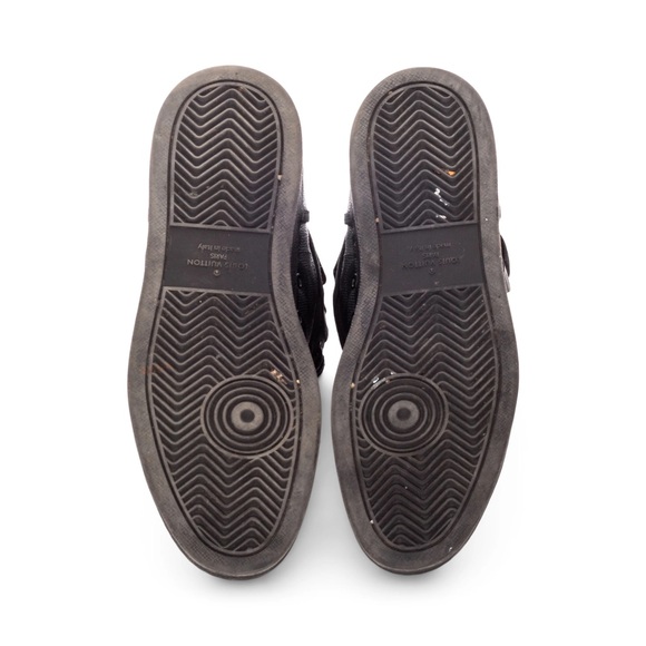 Louis Vuitton Rivoli Damier Graphite Black High-Top Sneakers Men's 9 - Picture 11 of 11